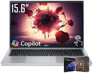 Acer Aspire Go 15.6" FHD IPS Touch Screen Laptop, AMD Ryzen 5 7520U (>Core i5-1235U),  8GB LPDDR5 / 1TB NVMe SSD, Wi-Fi 6E, HDMI 2.1, Win11 Pro