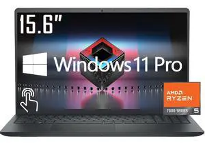 Dell Inspiron 15 Copilot PC Laptop, 15.6" FHD IPS Touchscreen 60Hz Display, AMD Ryzen 5 7530U (>Core i5-1235U), 8GB RAM / 1TB SSD, AMD Radeon Graphics, Wi-Fi 5, SD Card Reader, Win11 Pro