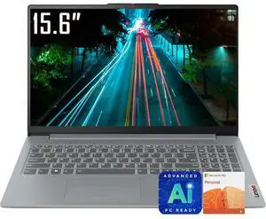 Lenovo IdeaPad Slim 3i Laptop Computer, 15.6 FHD 250 Nits Anti-glare Display, Intel Processor N150 (Up to 3.6GHz), 8GB LPDDR5 RAM / 128GB UFS, Wifi 6, 720p HD Webcam, Microsoft 365, Win11 Home Lenovo IdeaPad Slim 3i Laptop Computer, 15.6 FHD 250 Nits Anti-glare Display, Intel Processor N150 (Up to 3.6GHz), 8GB LPDDR5 RAM / 128GB UFS, Wifi 6, 720p HD Webcam, Microsoft 365, Win11 Home
