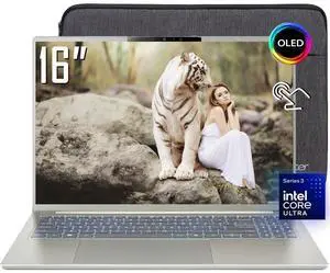 Acer Swift Go 16 AI Computer Laptop, 16" OLED 2K Touchscreen 250 Nits Display, Intel Core Ultra 7 355 (Up to 49 NPU TOPS), 32GB LPDDR5X / 2TB SSD, Backlit Keyboard, Wi-Fi 7, Win11 Home Acer Swift Go 16 AI Computer Laptop, 16" OLED 2K Touchscreen 250 Nits Display, Intel Core Ultra 7 355 (Up to 49 NPU TOPS), 32GB LPDDR5X / 2TB SSD, Backlit Keyboard, Wi-Fi 7, Win11 Home