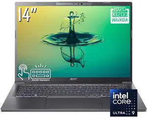 Acer Aspire 14 AI Business Laptop, 14" FHD+ IPS Touchscreen 400 nits 16:10 Display, Intel Core Ultra 9 288V(>core i9-13900H), 32GB LPDDR5X / 1TB SSD, Backlit KB, Wi-Fi 6E, Bluetooth 5.3, Win11 Home Acer Aspire 14 AI Business Laptop, 14" FHD+ IPS Touchscreen 400 nits 16:10 Display, Intel Core Ultra 9 288V(>core i9-13900H), 32GB LPDDR5X / 1TB SSD, Backlit KB, Wi-Fi 6E, Bluetooth 5.3, Win11 Home