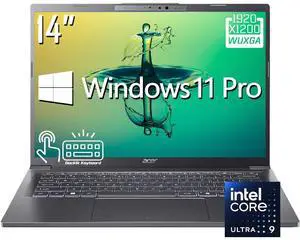 Acer Aspire 14 AI Business Laptop, 14" FHD+ IPS Touchscreen 400 nits 16:10 Display, Intel Core Ultra 9 288V(>core i9-13900H), 32GB LPDDR5X / 2TB SSD, Backlit KB, Wi-Fi 6E, Bluetooth 5.3, Win11 Pro Acer Aspire 14 AI Business Laptop, 14" FHD+ IPS Touchscreen 400 nits 16:10 Display, Intel Core Ultra 9 288V(>core i9-13900H), 32GB LPDDR5X / 2TB SSD, Backlit KB, Wi-Fi 6E, Bluetooth 5.3, Win11 Pro