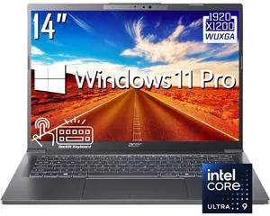 Acer Aspire 14 AI Business Laptop, 14" WUXGA IPS Touchscreen 400 nits 16:10 Display, Intel Core Ultra 9 288V(>core i9-13900H), 32GB LPDDR5X / 2TB SSD, Backlit KB, Wi-Fi 6E, Bluetooth 5.3, Win11 Pro Acer Aspire 14 AI Business Laptop, 14" WUXGA IPS Touchscreen 400 nits 16:10 Display, Intel Core Ultra 9 288V(>core i9-13900H), 32GB LPDDR5X / 2TB SSD, Backlit KB, Wi-Fi 6E, Bluetooth 5.3, Win11 Pro