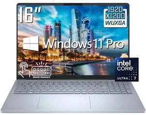 Dell 16 Plus AI Ready Business Laptop, 16" WUXGA IPS Touchscreen 300 nits 16:10 Display, Intel Core 7 258V (>i7-1355U), 32GB LPDDR5X 1TB PCIe SSD, Backlit Keyboard, Wi-Fi 7, Bluetooth 5.4, Win11 Pro Dell 16 Plus AI Ready Business Laptop, 16" WUXGA IPS Touchscreen 300 nits 16:10 Display, Intel Core 7 258V (>i7-1355U), 32GB LPDDR5X 1TB PCIe SSD, Backlit Keyboard, Wi-Fi 7, Bluetooth 5.4, Win11 Pro