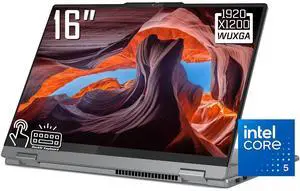 Lenovo IdeaPad 5 2-in-1 AI Business Laptop, 16" WUXGA IPS Touchscreen 300 Nits Display, Intel Core 5 120U (Up to 5.0 GHz), 16GB LPDDR5X 512GB SSD, SD Card Reader, Backlit Keyboard, WiFi 6, Win11 Home Lenovo IdeaPad 5 2-in-1 AI Business Laptop, 16" WUXGA IPS Touchscreen 300 Nits Display, Intel Core 5 120U (Up to 5.0 GHz), 16GB LPDDR5X 512GB SSD, SD Card Reader, Backlit Keyboard, WiFi 6, Win11 Home
