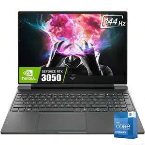 HP Victus Gaming Laptop, 15.6 FHD 144Hz IPS 300 Nits Display, Intel Core i5-13420H (Up to 4.6 GHz), GeForce RTX 3050 6GB GDDR6, 8GB RAM / 512GB SSD, Backlit KB, Wi-Fi 6, Bluetooth 5.4, Win11 Home HP Victus Gaming Laptop, 15.6 FHD 144Hz IPS 300 Nits Display, Intel Core i5-13420H (Up to 4.6 GHz), GeForce RTX 3050 6GB GDDR6, 8GB RAM / 512GB SSD, Backlit KB, Wi-Fi 6, Bluetooth 5.4, Win11 Home