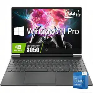 HP Victus Gaming Laptop, 15.6 FHD 144Hz IPS 300 Nits Display, Intel Core i5-13420H (Up to 4.6 GHz), GeForce RTX 3050 6GB GDDR6, 16GB RAM / 1TB SSD, Backlit KB, Wi-Fi 6, Bluetooth 5.4, Win11 Pro HP Victus Gaming Laptop, 15.6 FHD 144Hz IPS 300 Nits Display, Intel Core i5-13420H (Up to 4.6 GHz), GeForce RTX 3050 6GB GDDR6, 16GB RAM / 1TB SSD, Backlit KB, Wi-Fi 6, Bluetooth 5.4, Win11 Pro