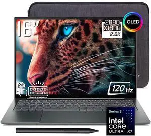 Acer Swift Go 16 AI Computer Laptop, 16" 3K OLED Touchscreen 120Hz 340 Nits Display, Intel Core Ultra X7 358H (>Core i9-13900H), 16GB LPDDR5X / 512GB SSD, Backlit Keyboard, Wi-Fi 7, Win11 Home Acer Swift Go 16 AI Computer Laptop, 16" 3K OLED Touchscreen 120Hz 340 Nits Display, Intel Core Ultra X7 358H (>Core i9-13900H), 16GB LPDDR5X / 512GB SSD, Backlit Keyboard, Wi-Fi 7, Win11 Home