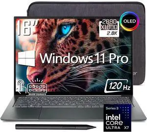 Acer Swift Go 16 AI Computer Laptop, 16" 3K OLED Touchscreen 120Hz 340 Nits Display, Intel Core Ultra X7 358H (>Core i9-13900H), 16GB LPDDR5X / 2TB SSD, Backlit Keyboard, Wi-Fi 7, Micro SD, Win11 Pro Acer Swift Go 16 AI Computer Laptop, 16" 3K OLED Touchscreen 120Hz 340 Nits Display, Intel Core Ultra X7 358H (>Core i9-13900H), 16GB LPDDR5X / 2TB SSD, Backlit Keyboard, Wi-Fi 7, Micro SD, Win11 Pro