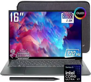 Acer Swift Go 16 AI Computer Laptop, 16" 3K OLED Touchscreen 120Hz 340 Nits Display, Intel Core Ultra X7 358H, 16GB LPDDR5X / 512GB SSD, Backlit Keyboard, Wi-Fi 7, Intel Arc B390, Win11 Home Acer Swift Go 16 AI Computer Laptop, 16" 3K OLED Touchscreen 120Hz 340 Nits Display, Intel Core Ultra X7 358H, 16GB LPDDR5X / 512GB SSD, Backlit Keyboard, Wi-Fi 7, Intel Arc B390, Win11 Home