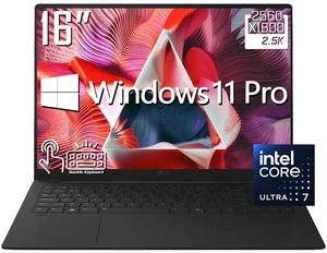 LG Gram Pro Business AI Laptop, 16" WQXGA Touchscreen IPS 350 Nits Display, Intel Core Ultra 7 355, 32GB LPDDR5X / 1TB SSD, Backlit Keyboard, WiFi 7, Bluetooth 6.0, Thunderbolt 4, Win 11 Pro LG Gram Pro Business AI Laptop, 16" WQXGA Touchscreen IPS 350 Nits Display, Intel Core Ultra 7 355, 32GB LPDDR5X / 1TB SSD, Backlit Keyboard, WiFi 7, Bluetooth 6.0, Thunderbolt 4, Win 11 Pro