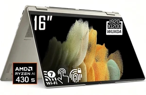 Lenovo Yoga 7a 2-in-1 Business AI Laptop, 16" WUXGA Touchscreen 60Hz 400 nits Display, AMD Ryzen AI 5 430(Up to 4.5 GHz), 16GB LPDDR5X RAM / 1TB SSD, Backlit KB, Fingerprint Reader, WiFi 7, Win11 Home Lenovo Yoga 7a 2-in-1 Business AI Laptop, 16" WUXGA Touchscreen 60Hz 400 nits Display, AMD Ryzen AI 5 430(Up to 4.5 GHz), 16GB LPDDR5X RAM / 1TB SSD, Backlit KB, Fingerprint Reader, WiFi 7, Win11 Home