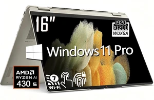 Lenovo Yoga 7a 2-in-1 Business AI Laptop, 16" WUXGA Touchscreen 60Hz 400 nits Display, AMD Ryzen AI 5 430(Up to 4.5 GHz), 16GB LPDDR5X RAM / 2TB SSD, Backlit KB, Fingerprint Reader, WiFi 7, Win11 Pro Lenovo Yoga 7a 2-in-1 Business AI Laptop, 16" WUXGA Touchscreen 60Hz 400 nits Display, AMD Ryzen AI 5 430(Up to 4.5 GHz), 16GB LPDDR5X RAM / 2TB SSD, Backlit KB, Fingerprint Reader, WiFi 7, Win11 Pro