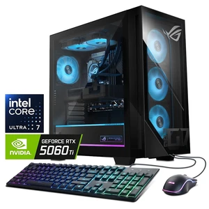 ASUS ROG G700 (2026) Gaming Desktop PC, Intel Core Ultra 7 265KF Processor, NVIDIA GeForce RTX 5060 Ti Dual, 64GB DDR5 / 2TB M.2 SSD, With ASUS RGB Gaming Keyboard and Mouse, Liquid Cooler, Win11 Home ASUS ROG G700 (2026) Gaming Desktop PC, Intel Core Ultra 7 265KF Processor, NVIDIA GeForce RTX 5060 Ti Dual, 64GB DDR5 / 2TB M.2 SSD, With ASUS RGB Gaming Keyboard and Mouse, Liquid Cooler, Win11 Home