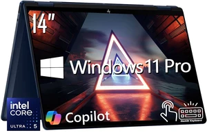 HP OmniBook X 2-in-1 AI Ready Laptop, 14" WUXGA IPS Touchscreen 400 Nits Display, Intel Core Ultra 5 226V (Up to 4.5GHz), 16GB LPDDR5 / 512GB PCIe SSD, Wi-Fi 6E, Backlit KB, Thunderbolt 4, Win 11 Pro HP OmniBook X 2-in-1 AI Ready Laptop, 14" WUXGA IPS Touchscreen 400 Nits Display, Intel Core Ultra 5 226V (Up to 4.5GHz), 16GB LPDDR5 / 512GB PCIe SSD, Wi-Fi 6E, Backlit KB, Thunderbolt 4, Win 11 Pro