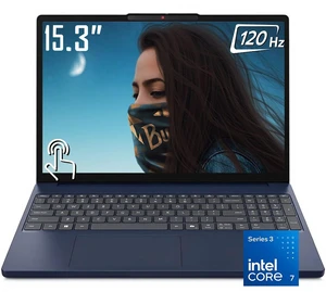 Lenovo Ideapad Slim 3 AI Business Laptop, 15.3" FHD IPS 120Hz 400 Nits Display, Intel Core 7 350 2026 (Up to 4.8GHz), 16GB DDR5 RAM / 512GB SSD, Wi-Fi 6, 720p Webcame, Win11 Home Lenovo Ideapad Slim 3 AI Business Laptop, 15.3" FHD IPS 120Hz 400 Nits Display, Intel Core 7 350 2026 (Up to 4.8GHz), 16GB DDR5 RAM / 512GB SSD, Wi-Fi 6, 720p Webcame, Win11 Home