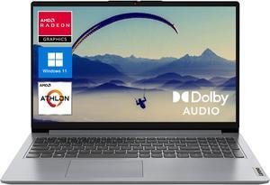 Lenovo Ideapad 1 15.6" HD Laptop, AMD Athlon Silver 3050U 2.3 GHz (Beats i3-1005G1), 4GB LPDDR5 128GB eMMC, Wi-Fi 6, Webcam, HDMI, W11H in S mode