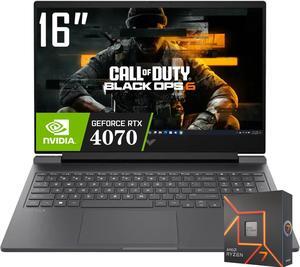 HP Victus Gaming Laptop, 16.1" FHD 144Hz Display, AMD Ryzen 7 8845HS (Beats i7-1355U), NVIDIA GeForce RTX 4070 with 8GB GDDR6, HDMI 2.1, Wi-Fi 6 1 TB PCIe 64GB
