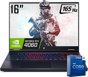 Acer Predator Helios Neo 16 Gaming Laptop, 16" 165Hz WUXGA Display, Core i9-14900HX(5.80 GHz), GeForce RTX 4060, RGB Backlit KB, Copilot AI Laptop 2 TB PCIe 64GB