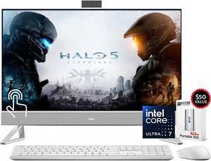 Dell Inspiron 27 7730 All-in-One 27" Touchscreen Business AIO Desktop Computer, Intel 10-Core 7 150U, 32GB RAM, 1TB PCIe SSD, NVIDIA GeForce MX570A, WiFi 6E, Wireless KB & Mouse, Win11 Home