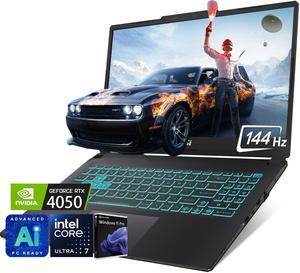 MSI Cyborg 15 AI Gaming Laptop, 15.6" FHD 144Hz IPS Display, 64GB DDR5 2TB SSD, Intel 16-Core Ultra 7 155H(Beat i7-14700HX, Up to 4.8GHz), GeForce RTX 4050, Wi-Fi 6, Backlit Keyboard, Win11 Pro