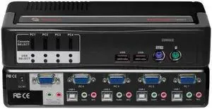 Avocent 4SVPUA10-001 SwitchView 4-Port MM1 KVM Switch