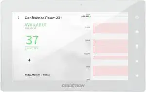 Crestron TSS-7-W-S-LB KIT 7.1-Inch 1024 x 600 Room Scheduling Touch Screen (NOB)