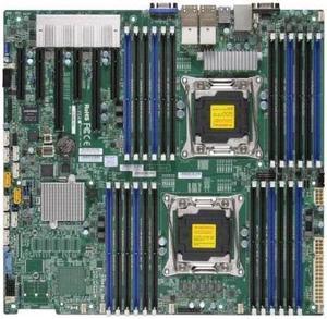 Supermicro X10DRI-T4+ Intel C602 R3LGA2011-Socket DDR4-2400MHz E.E.ATX Motherboard (New Bulk)