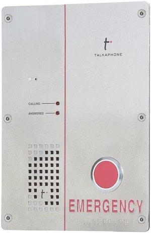 Talkaphone VOIP-500E Single Button Flash Mount Native VoIP Emergency Phone Talkaphone VOIP-500E Single Button Flash Mount Native VoIP Emergency Phone