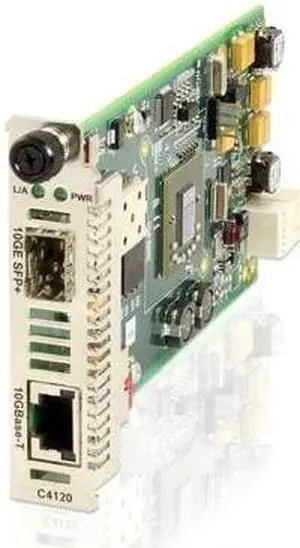 Transition Networks C4120-1048 C4120 10GBase-T Copper to Fiber Media Converter (NOB)