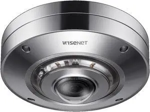 Hanwha XNF-9010RS WiseNet X-Series 12MP 1.08Mm Lens Network Fisheye Dome Camera