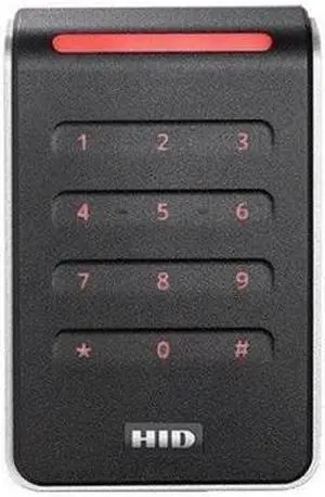 HID 40KNKS-00-000000 Signo 40k 100MM 13.56MHz,125kHz Multi-Technology Wall Mount Keypad Reader