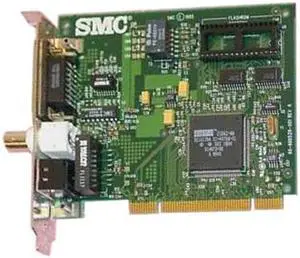 SMC Networks SMC8432BTA EtherEZ 32-Bit PCI Bus Master RJ-45 BNC Network Interface Card