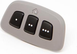 Gentex GRAYBZL Gray Replacement Trim Bezel for Ceiling Mounted Homelink Keypad