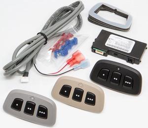 Gentex Homelink v5 Wireless Garage Door Opener Module 3 Bezels - Black Gray Tan
