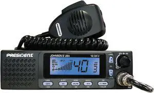 President Johnson II 40-Channel CB Radio 12/24v