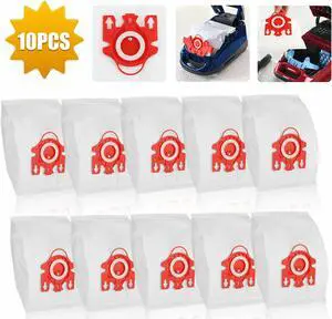 10Pcs Dust Filters Bags Efficiency For Miele FJM Synthetic Type Vacuum Cleaner
