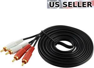 10 FT RCA Stereo Audio Cable 2 RCA Male to 2 RCA Male, 3 Meters