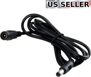 5ft DC Power Extension Cable 5.5mm x 2.1mm Male Female Cord 5 feet 1.5m