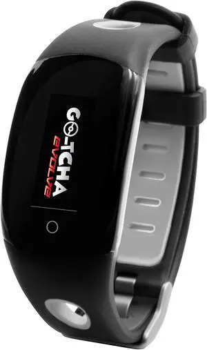 Go-tcha Evolve LED-Touch Wristband Watch for Pokemon Go with Auto Catch and Auto Spin - Black/Grey