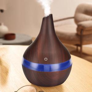 300ml USB Electric Aroma Air Diffuser Wood Ultrasonic Air Humidifier Essential Oil Aromatherapy Cool Mist Maker For Home