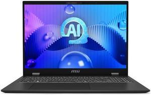 MSI Prestige 16 AI EVO 16 Laptop QHD Intel Core Ultra 7155H Intel Arc Graphics 16GB 1TB SSD Windows 11 Home