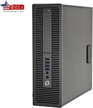 HP Desktop Computer 800 G1 SFF Core i7 4th gen 4770 3.40 GHz upto 3.90Ghz 8GB DDR3 RAM 480GB SSD DVD Win 10 Pro 64-Bit New Wired KB, Mouse, Free WiFi Adapter