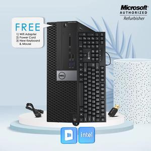 Dell Business PC desktop 5050 SFF Computer intel Core i5 6th Gen 6500 Upto 3.60 Ghz 16GB RAM 256GB SSD Windows 10 Pro- 64 Bit New Wired KB , Mouse, 2 X DP Port, HDMI Free WiFi Adapter