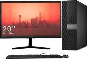 Dell Business PC desktop 3040 SFF Computer| intel Core i5 6th Gen 6500| Upto 3.60 Ghz |16GB RAM 256GB SSD| 20"  Inch Tecnii Monitor (HDMI)|Win10 Home|New Wired KB , Mouse, 2 X DP Port,WiFi Adapter