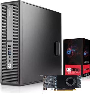 HP Gaming Desktop Computer EliteDesk SFF i7 6th Gen up to 4.0 GHz 32GB DDR4 RAM 1TB New SSD with AMD Radeon RX550 DDR5 Graphics Card (HDMI), WIFI, New Keyboard & Mouse ,Windows 10 Pro