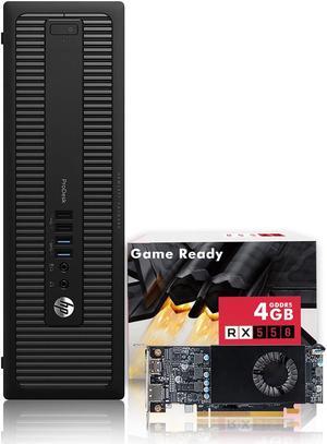 HP Gaming Desktop Computer intel Core i5 32GB RAM New 512GB SSD With New AMD Radeon RX550 DDR5 4GB Graphics Memory, Windows 10 Pro, New free wireless Keyboard & Mouse, WiFi Adapter