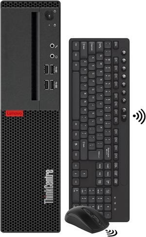 Lenovo ThinkCentre SFF Business Desktop PC Computer / Intel Core i7 - 6700 @3.4GHz - 32GB RAM (DDR4) - 2TB SSD / Windows 10 Pro 64-bit, BT, WiFi / FREE Wireless Keyboard & Mouse - Black