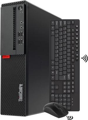 Business Desktop Lenovo ThinkCentre SFF PC, Intel Core i7 - 6700 @3.40GHz - 8MB Cache, 16GB DDR4 RAM - 1TB SSD, WiFi, BT, Windows 10 Pro, Wireless Keyboard & Mouse Included - Black