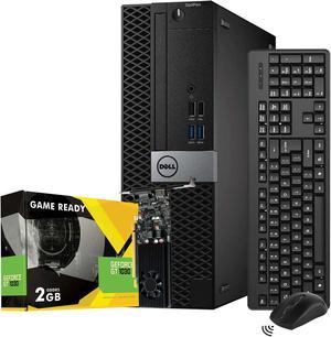 Dell OptiPlex 5050 SFF High-Performance Desktop Computer Windows 10 Pro PC - Quad Core I7-6700 CPU Up to 4.00 GHz/ Nvidia GeForce GT 1030 GPU/ 16GB DDR4 RAM/ 1TB SSD | Built-in WIFI | HDMI